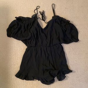 Dark gray romper